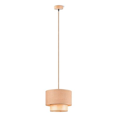 Home sweet home cane weave lampenkap linnen naturel