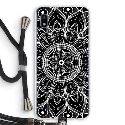 Roses Are Red: Samsung Galaxy A10 Transparant Hoesje met koord