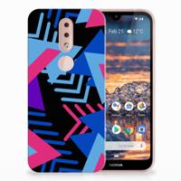 Nokia 4.2 | TPU Hoesje | Funky Triangle Nokia 4.2 | TPU Hoesje | Funky Triangle