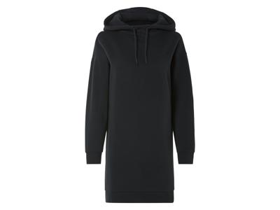 esmara Dames sweatjurk (L (44/46), Zwart)