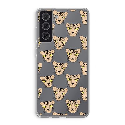 Tijger: Samsung Galaxy S21 FE Transparant Hoesje