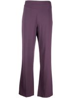 Thierry Mugler Pre-Owned pantalon droit à taille haute - Violet