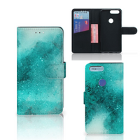 Hoesje OnePlus 5T Painting Blue - thumbnail