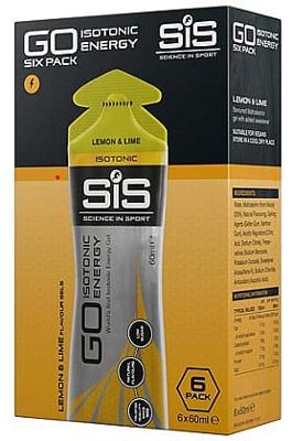 SIS GO Isotonic energiegel Citroen en Limoen 6 stuks