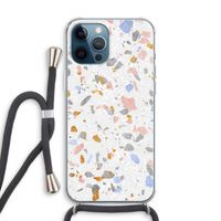 Terrazzo N°8: iPhone 12 Pro Transparant Hoesje met koord