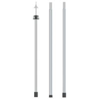 VidaXL Luifelstok telescopisch 102-260 cm aluminium