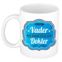 Cadeau koffie/thee mok - blauw - ik lijk op mijn vader - keramiek - 300 ml - Vaderdag - thumbnail