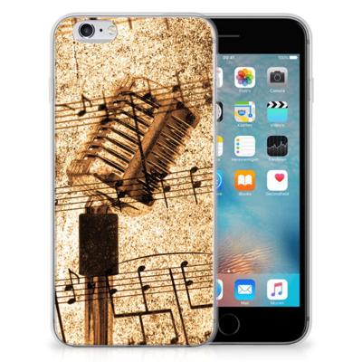 Apple iPhone 6 | 6s | Siliconen hoesje | met foto Bladmuziek