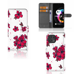 Motorola Edge 20 Lite Hoesje Blossom Red