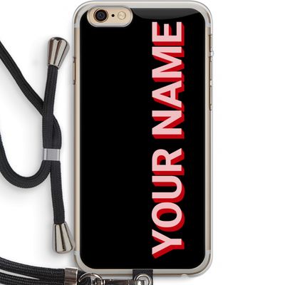 Namecase: iPhone 6 PLUS / 6S PLUS Transparant Hoesje met koord