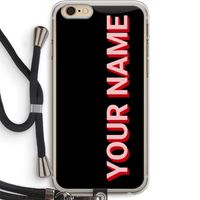 Namecase: iPhone 6 PLUS / 6S PLUS Transparant Hoesje met koord