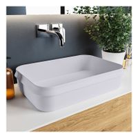 Waskom Mondiaz Arvo | 55x13x38 cm | Solid Surface | Vrijstaand | Rechthoekig | Cale Waskom Mondiaz Arvo | 55x13x38 cm | Solid Surface | Vrijstaand | Rechthoekig | Cale