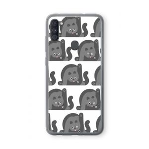 Cats: Samsung Galaxy A11 Transparant Hoesje