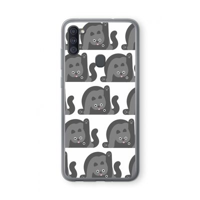 Cats: Samsung Galaxy A11 Transparant Hoesje