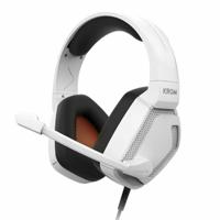 Hoofdtelefoon met microfoon Nox-Xtreme KROM KOPA PRO Wit Zwart