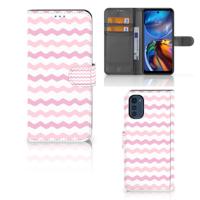 Motorola Moto E32 | Moto E32s | Telefoon Hoesje | Waves Roze