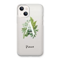 Green Brush: iPhone 13 mini Transparant Hoesje