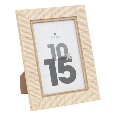 Atmosphera Fotolijstje - voor 10 x 15 cm foto - beige - mdf/glas - ornament frame 14.8 x 19.5 cm Atmosphera Fotolijstje - voor 10 x 15 cm foto - beige - mdf/glas - ornament frame 14.8 x 19.5 cm