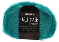 Drops Kid Silk Uni Colour 024 Petroleum