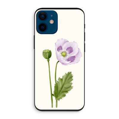 Purple poppy: iPhone 12 mini Biologisch afbreekbaar hoesje