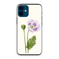 Purple poppy: iPhone 12 mini Biologisch afbreekbaar hoesje