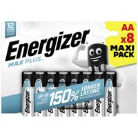 Energizer Max Plus AA batterij (penlite) Alkaline 1.5 V 8 stuk(s) - thumbnail