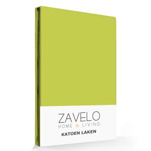 Zavelo Laken Basics Limoen (Katoen)-1-persoons (150x250 cm)