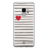 Samsung Galaxy S9 siliconen hoesje - Heart queen