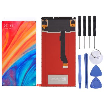 LCD-scherm en digitizer volledige assemblage voor Xiaomi MI mix 2S (wit)