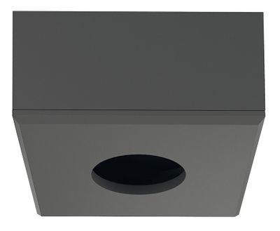 LED afdekring antraciet vierkant voor LED opbouwspot 2090 of 3090