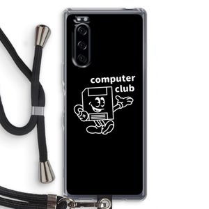 Floppyhead: Sony Xperia 5 Transparant Hoesje met koord