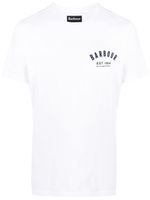 Barbour t-shirt à logo imprimé - Blanc