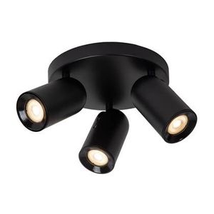 Lucide PUNCH - Plafondspot - Ø 21 cm - 3xGU10 - Zw