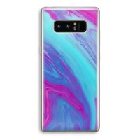 Zweverige regenboog: Samsung Galaxy Note 8 Transparant Hoesje