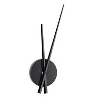 TFA Dostmann Wandklok minimalistisch - D30 cm - zwart - metaal - modern