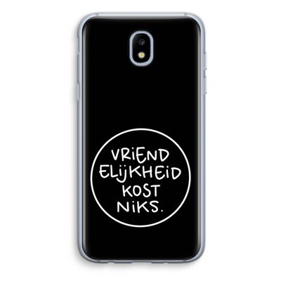 Vriendelijkheid: Samsung Galaxy J5 (2017) Transparant Hoesje