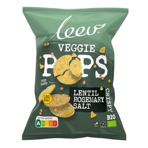 Leev chips veggie pops - rozemarijn - 30 g