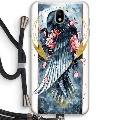 Golden Raven: Samsung Galaxy J7 (2017) Transparant Hoesje met koord