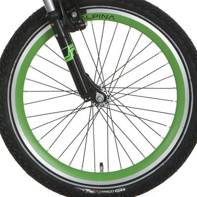 Alpina voorwiel 20 j19db trial groen zwarte spk