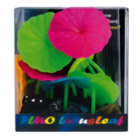 Superfish Fluo Lotus Leaf - Fluorescerend Ornament met LED & Aqua-Flow Filter