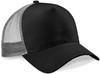 Beechfield CB640 Snapback Trucker - Black/Light Grey - One Size