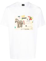 PS Paul Smith t-shirt à imprimé graphique - Blanc - thumbnail