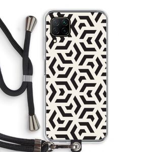 Crazy pattern: Huawei P40 Lite Transparant Hoesje met koord