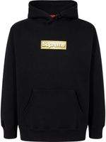 Supreme hoodie Bling à logo Box - Noir