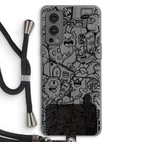 Vexx Black City : OnePlus Nord 2 5G Transparant Hoesje met koord