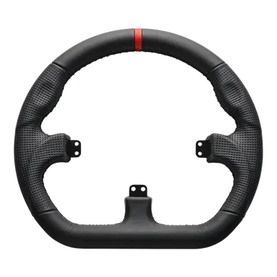 Asetek SimSports GT Closed D Black Leather Rim