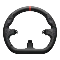 Asetek SimSports GT Closed D Black Leather Rim
