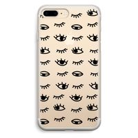 Eye pattern #2: iPhone 7 Plus Transparant Hoesje