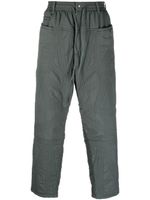 Y-3 pantalon matelassé à lien de resserrage - Vert