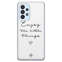 Samsung Galaxy A33 siliconen hoesje - Enjoy life